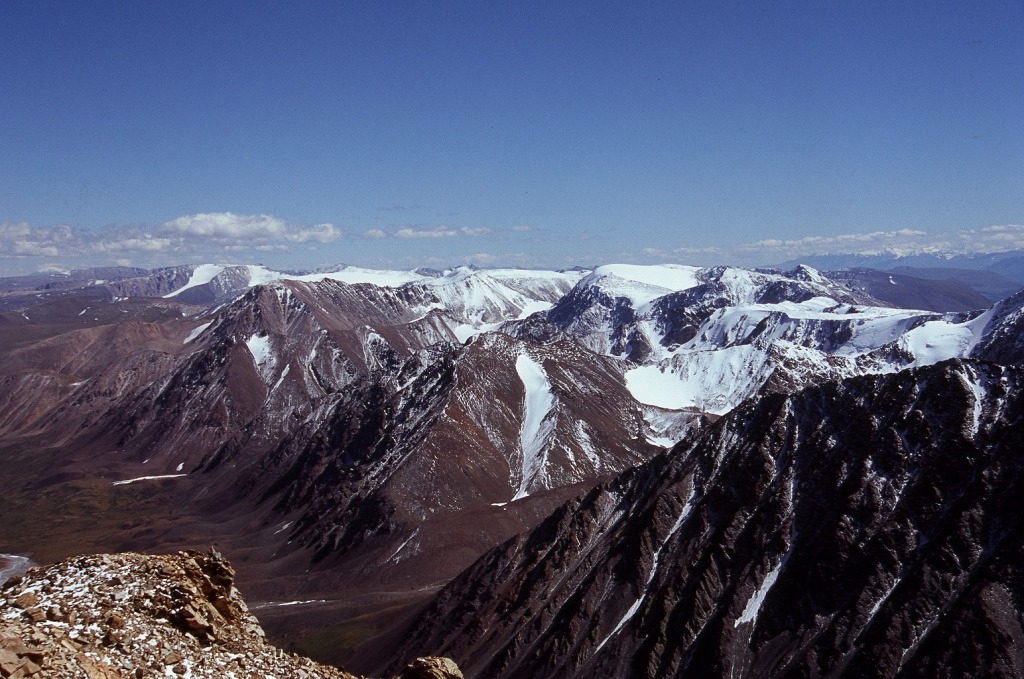 Góry Tavan Bogd w Mongolii