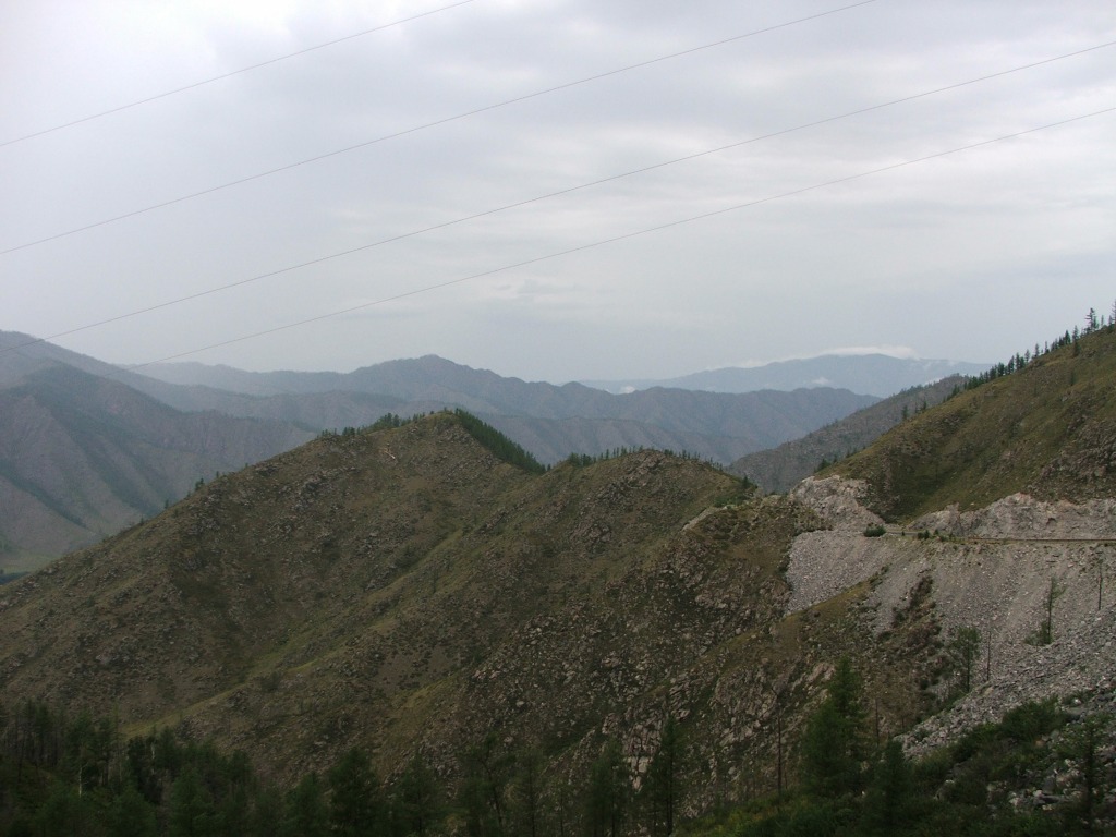 Wjazd na przełęcz Czike Taman (1460 m n. p. m