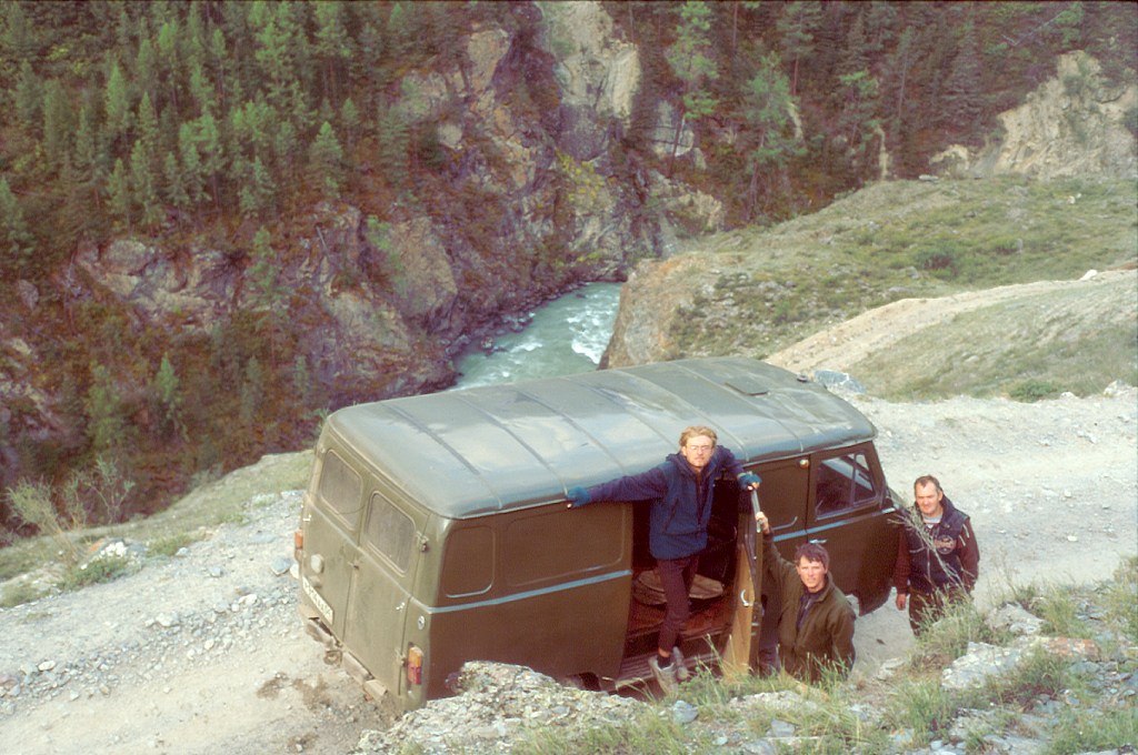 UAZ buchanka na Ałtaju