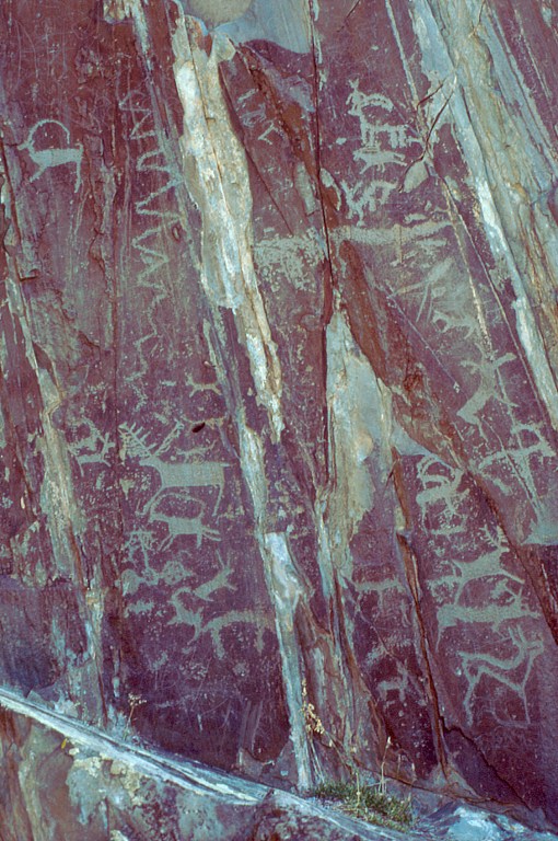 Petroglify z uroczyska Kalbak-Tasz Калбак-Таш