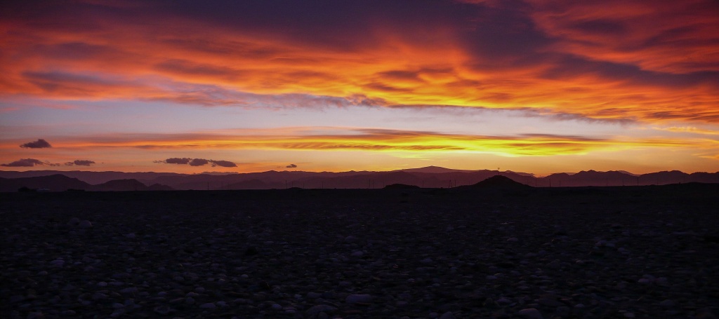Mongolia sunset
