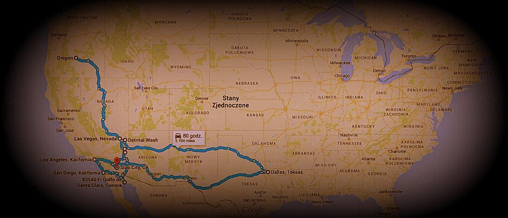 Kolejny etap zaczyna się w Topock (Arizona), gdzie spływa rzeką Colorado do Zatoki Meksykańskiej. A później podróżowanie, wschodnim wybrzeżem, praca w trakcie wędrówki.