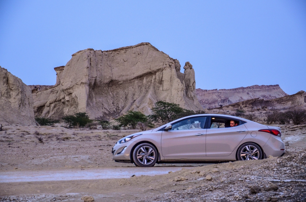 Qeshm Iran. Wyporzyczony samochód