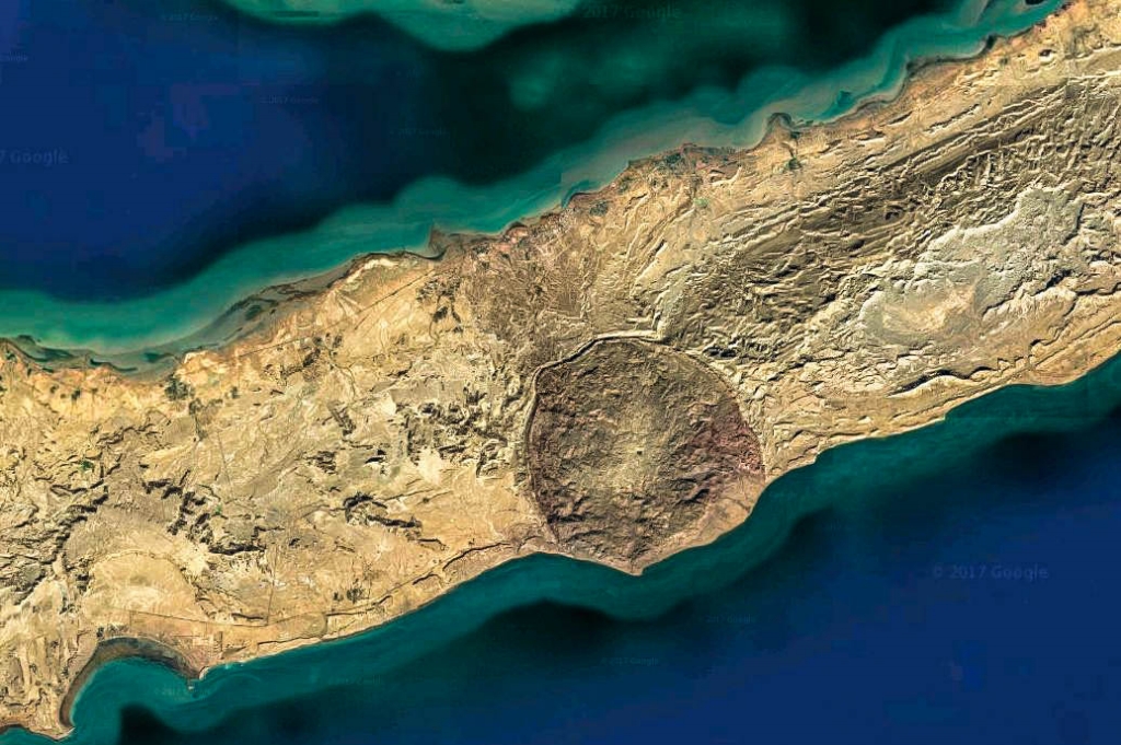 Diapir Namakdan. Wyspa Qeshm. Iran