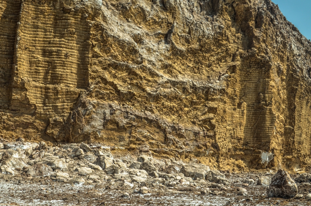 Wysad solny. Wyspa Qeshm. Iran