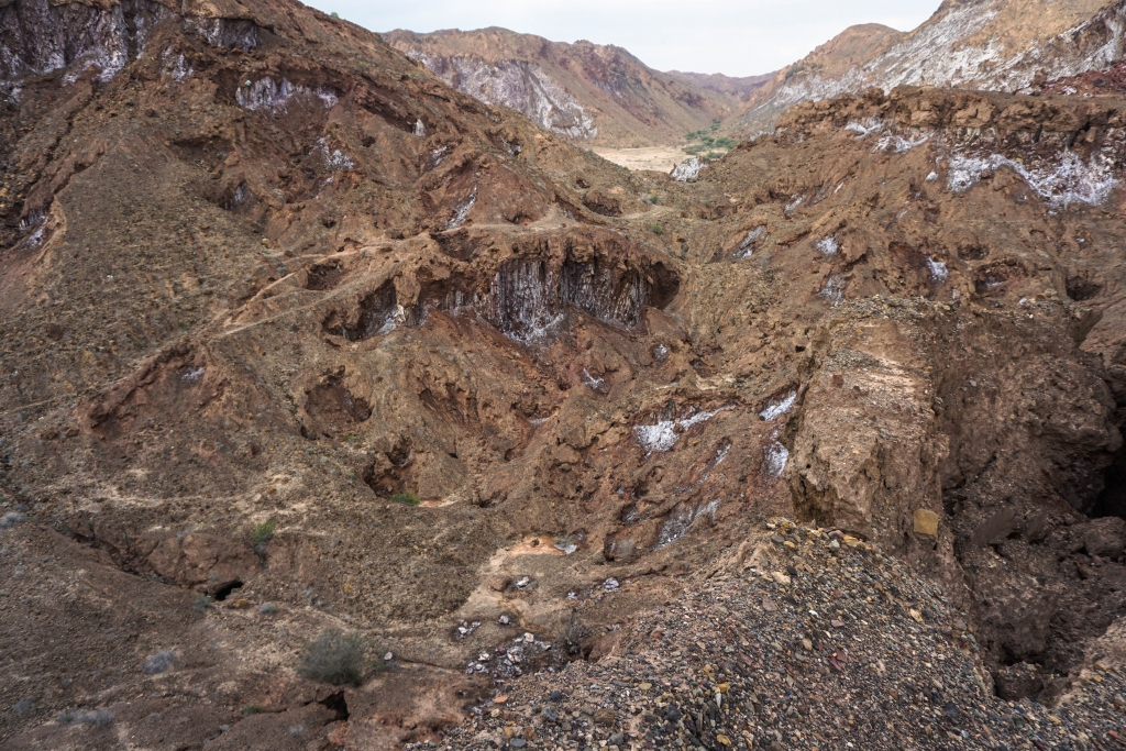 Wysadu solny Namakdan, wyspa Qeshm, Iran