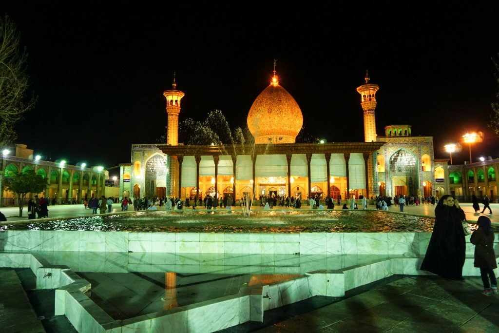 Tymczasem chłopaki zwiedzają Sziraz. Na zdjęciu meczet Shah Cheragh