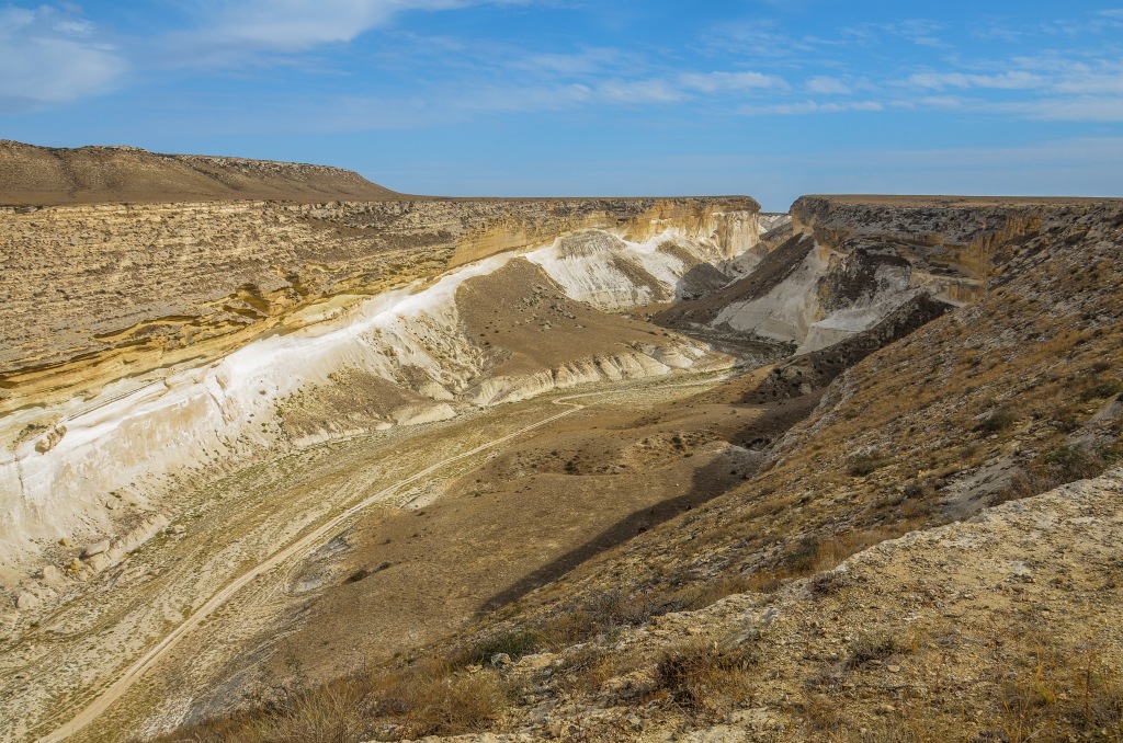 Mangystau Kazachstan kanionu Kapamsai (Капамсай).