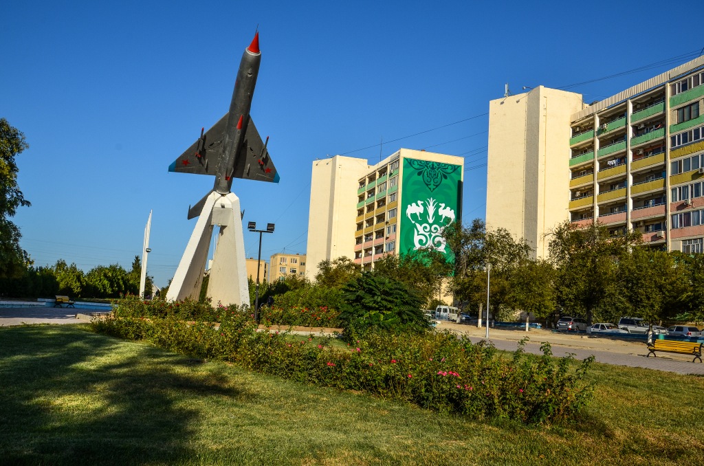 Aktau Kazachstan samolot Mig 21.