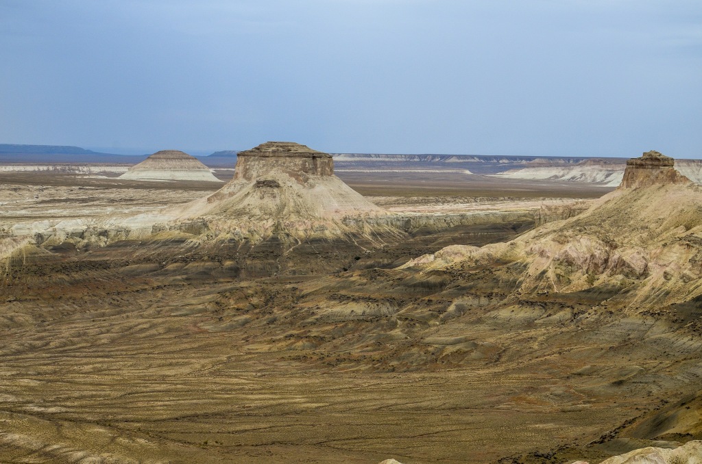 Krajobraz Ustiurt Kazachstan
