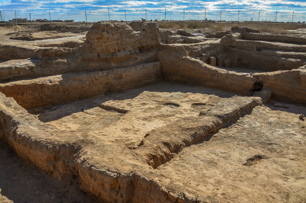 Średniowieczne wykopaliska Kazachstan