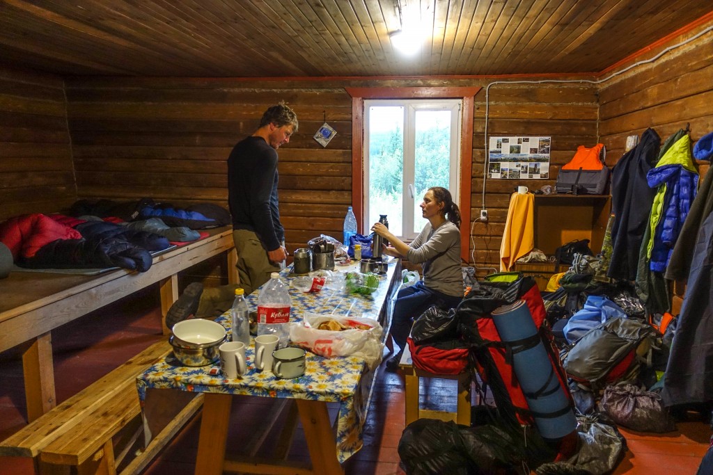 Turbaza w górach Ural