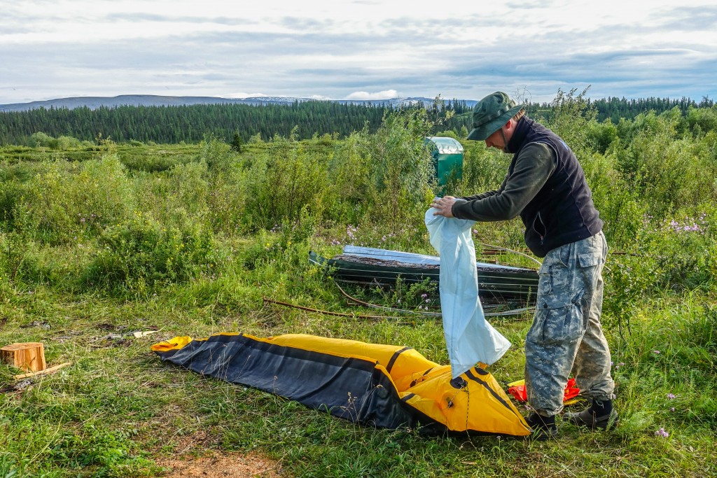 Packraft pompowanie