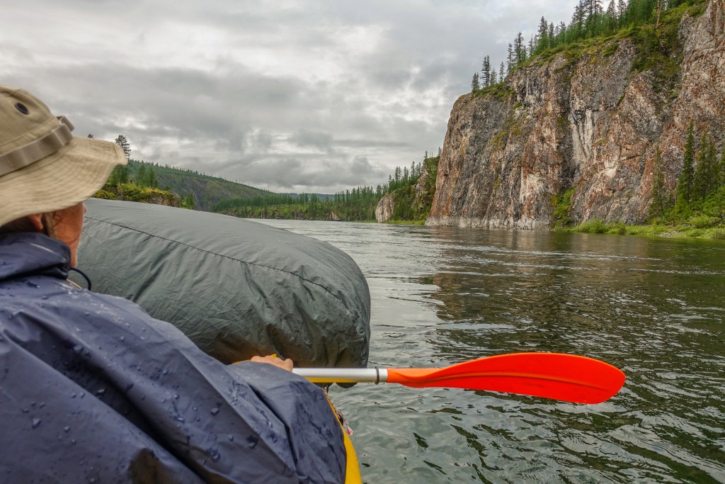 packrafting Kozhym river Ural