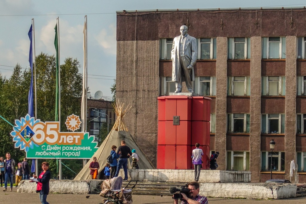 Pomnik lenina Inta Rosja